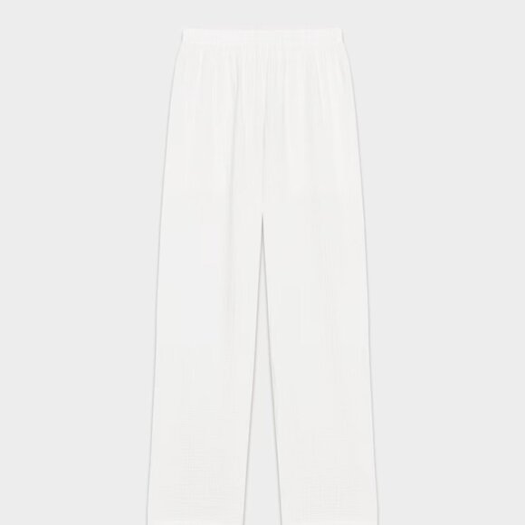 NWT Aritzia LITTLE MOON AirPlush Cotton Sail Pant WHITE - Picture 9 of 11